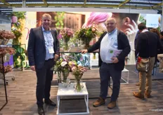 Thomas Bousart and Fulco Spithoven van Benary. First time exhibitor presenting cut flower Matilda, a pthilotus that was introduced two years ago in Sout America and it is now officially worldwide available for growers.